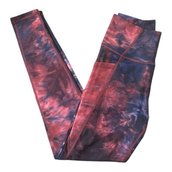 Kinesis High Rise Ankle Length Tie Dye Leggings Size Small - Picture 1 of 12